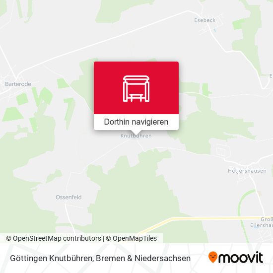 Göttingen Knutbühren Karte