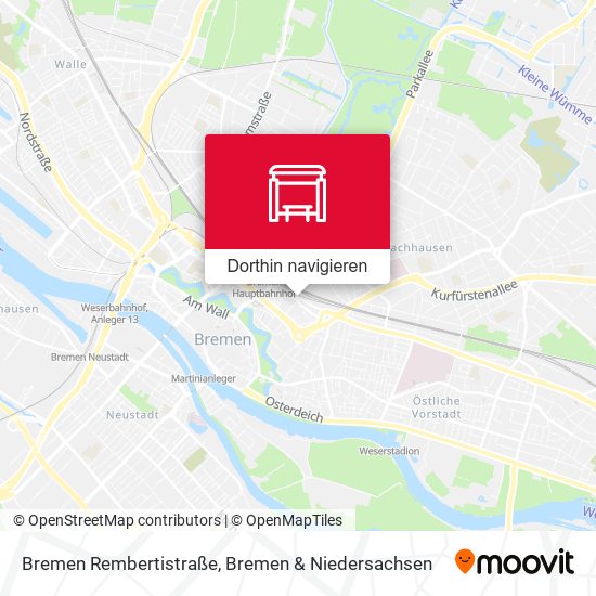 Bremen Rembertistraße Karte