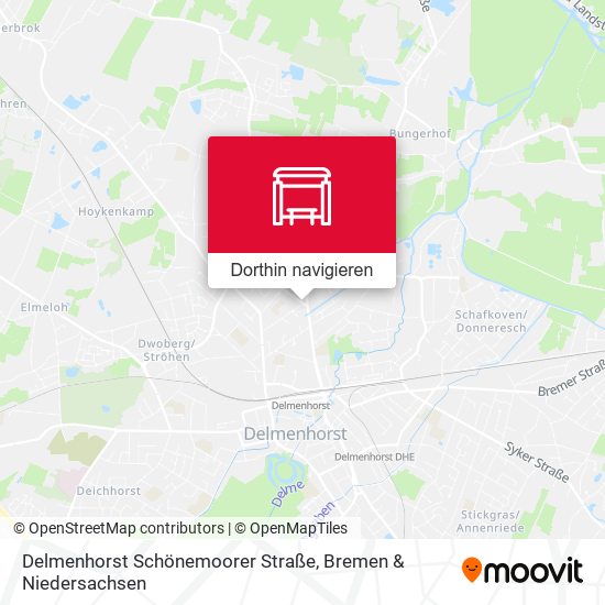 Delmenhorst Schönemoorer Straße Karte