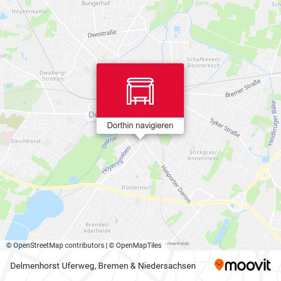 Delmenhorst Uferweg Karte