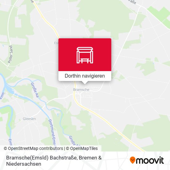 Bramsche(Emsld) Bachstraße Karte