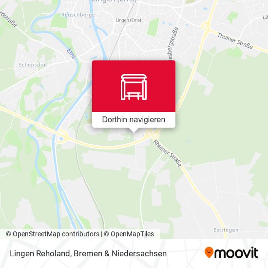 Lingen Reholand Karte