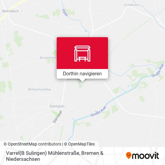 Varrel(B Sulingen) Mühlenstraße Karte