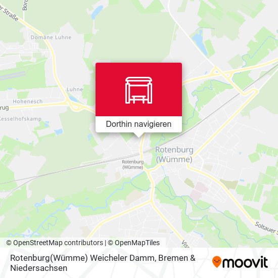 Rotenburg(Wümme) Weicheler Damm Karte