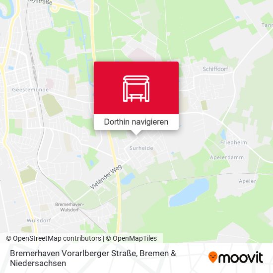 Bremerhaven Vorarlberger Straße Karte