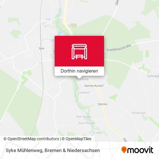 Syke Mühlenweg Karte