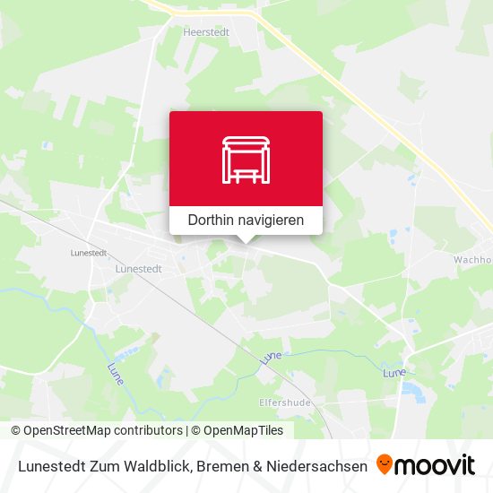 Lunestedt Zum Waldblick Karte