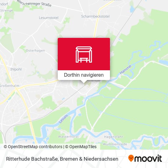 Ritterhude Bachstraße Karte