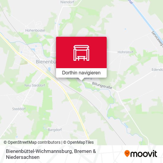Bienenbüttel-Wichmannsburg Karte