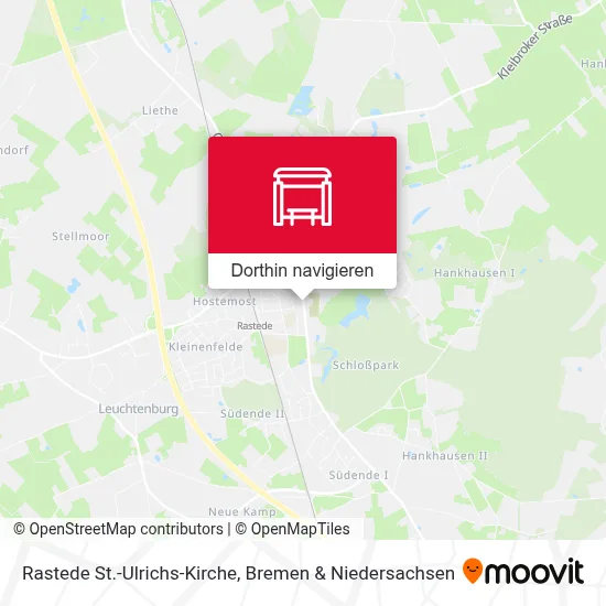 Rastede St.-Ulrichs-Kirche Karte
