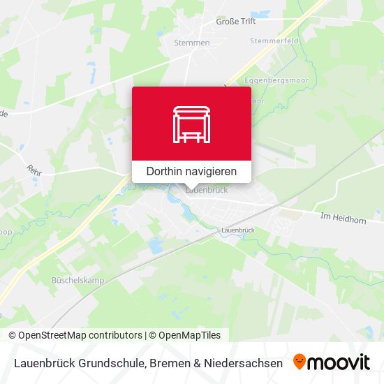 Lauenbrück Grundschule Karte
