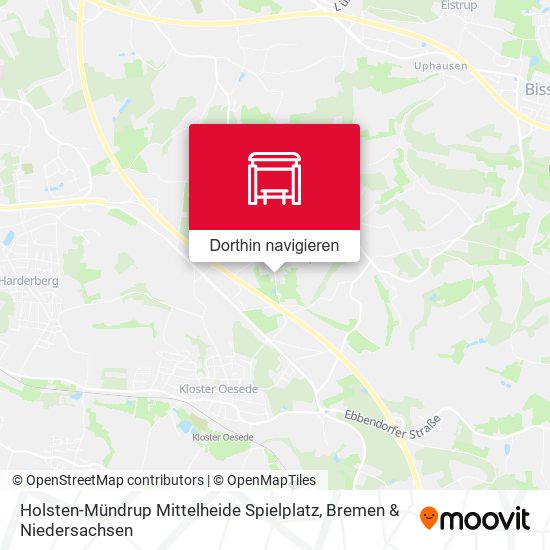 Holsten-Mündrup Mittelheide Spielplatz Karte