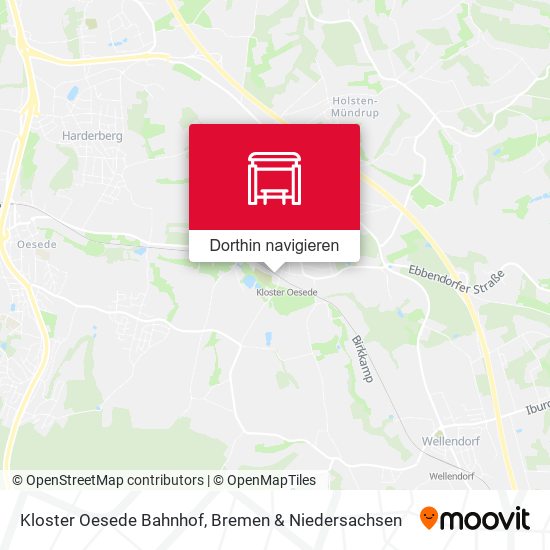 Kloster Oesede Bahnhof Karte
