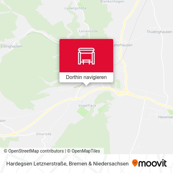 Hardegsen Letznerstraße Karte