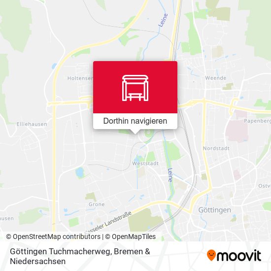 Göttingen Tuchmacherweg Karte