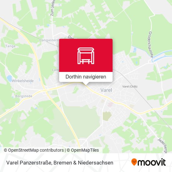 Varel Panzerstraße Karte