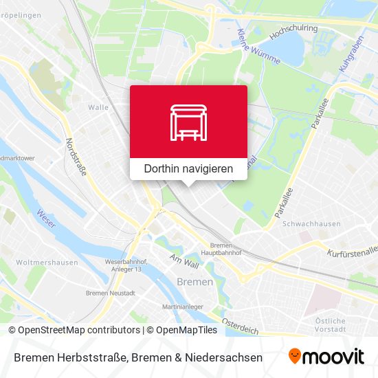 Bremen Herbststraße Karte