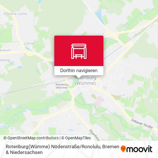Rotenburg(Wümme) Nödenstraße / Ronolulu Karte