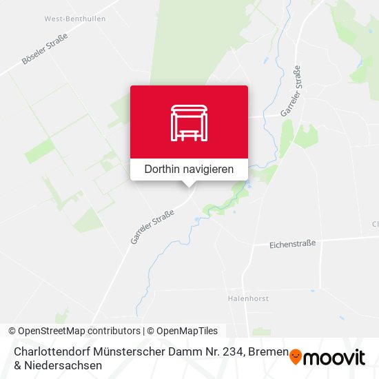 Charlottendorf Münsterscher Damm Nr. 234 Karte