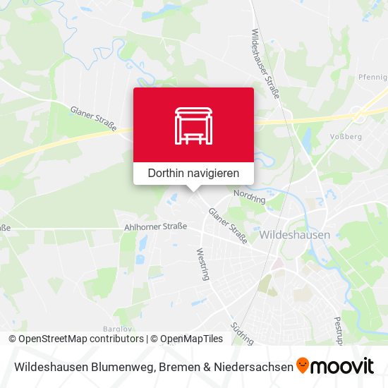 Wildeshausen Blumenweg Karte