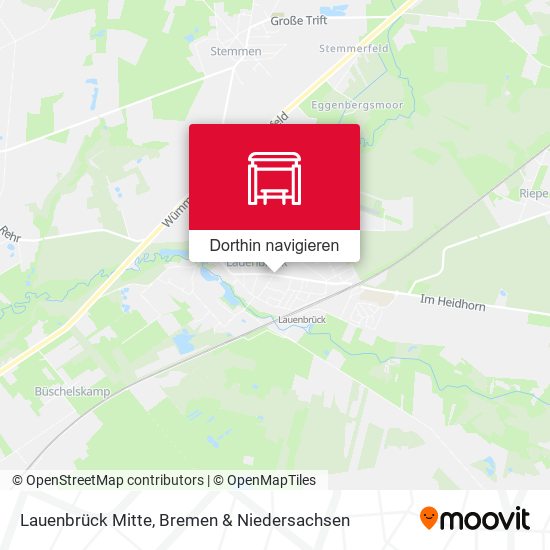Lauenbrück Mitte Karte