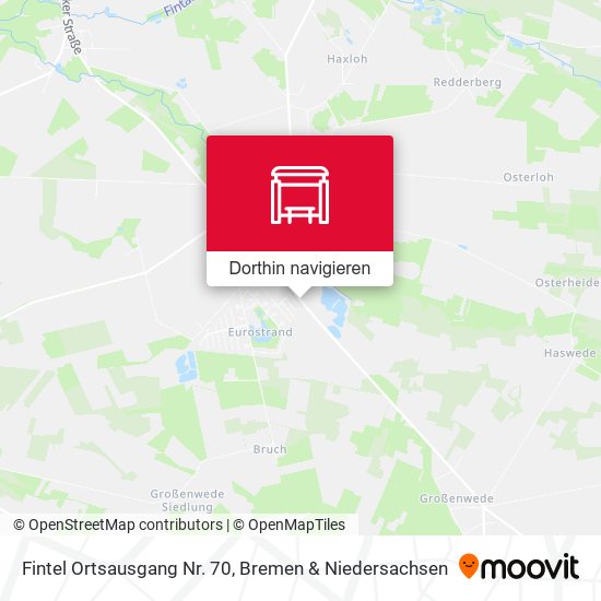 Fintel Ortsausgang Nr. 70 Karte