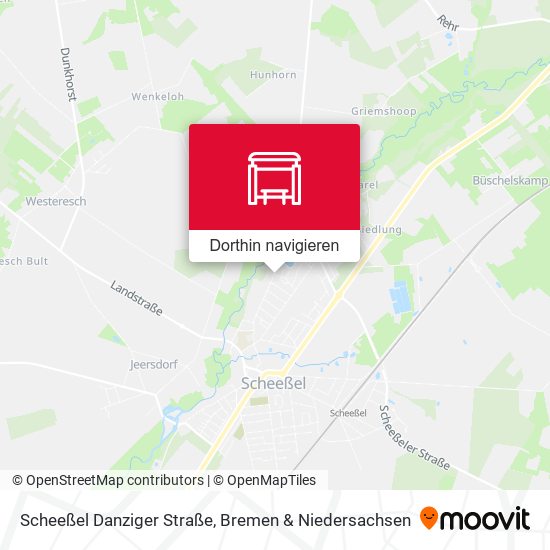 Scheeßel Danziger Straße Karte