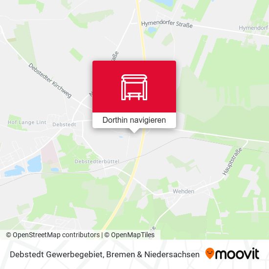 Debstedt Gewerbegebiet Karte