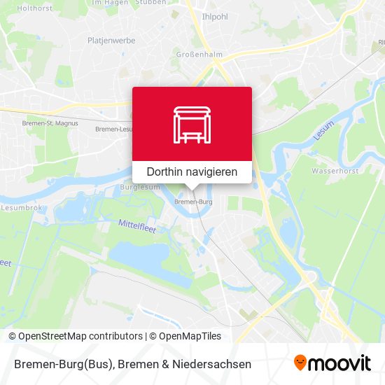 Bremen-Burg(Bus) Karte