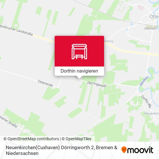 Neuenkirchen(Cuxhaven) Dörringworth 2 Karte