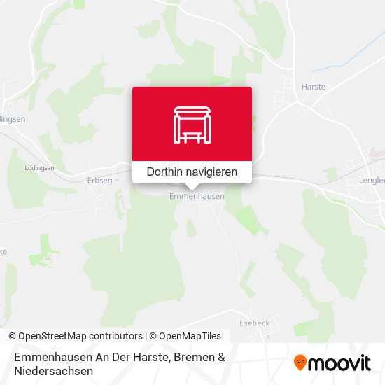 Emmenhausen An Der Harste Karte