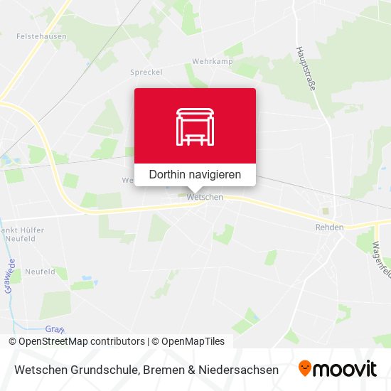 Wetschen Grundschule Karte