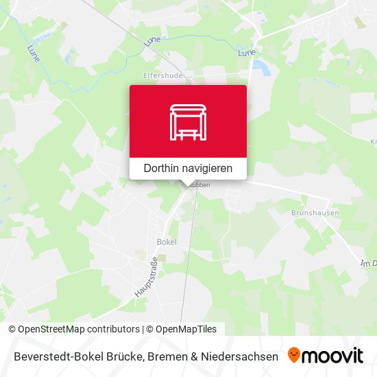 Beverstedt-Bokel Brücke Karte