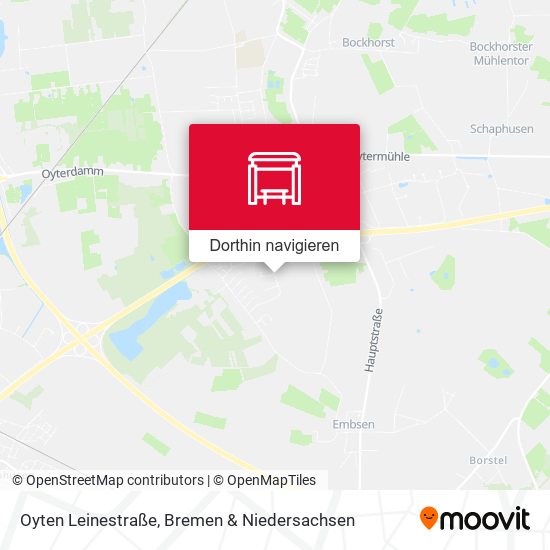 Oyten Leinestraße Karte
