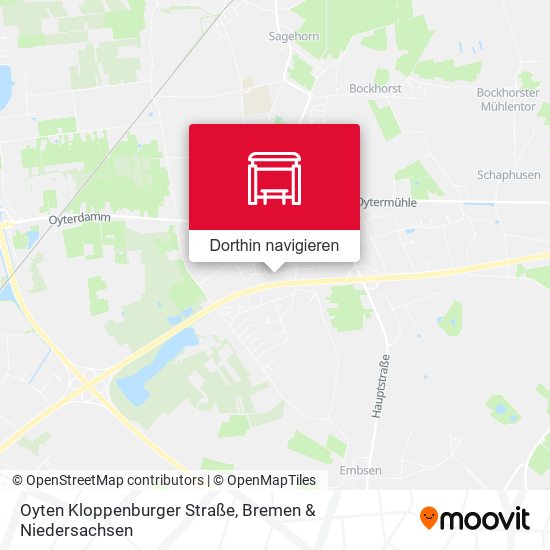 Oyten Kloppenburger Straße Karte