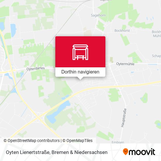 Oyten Lienertstraße Karte