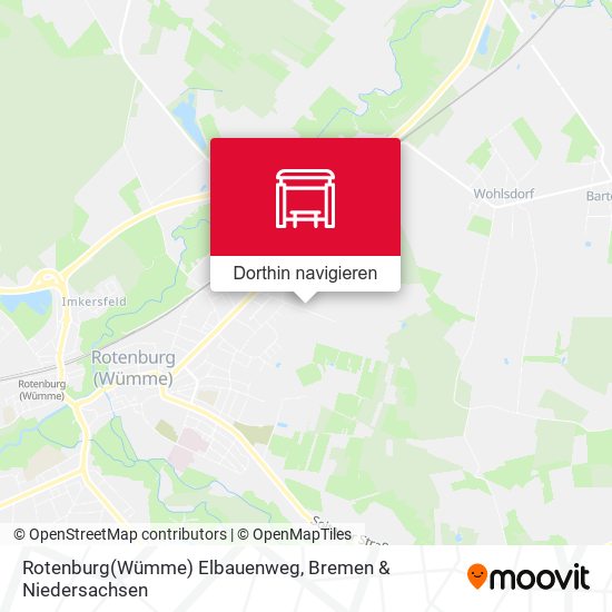 Rotenburg(Wümme) Elbauenweg Karte