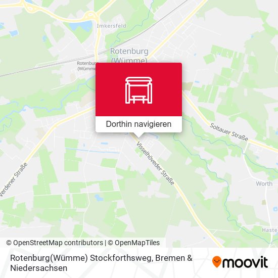 Rotenburg(Wümme) Stockforthsweg Karte