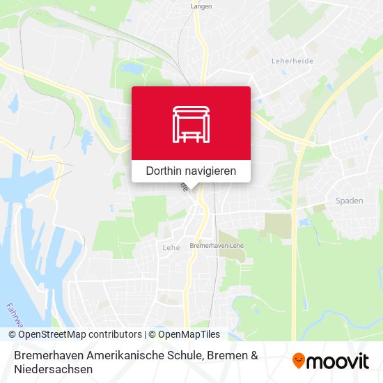 Bremerhaven Amerikanische Schule Karte