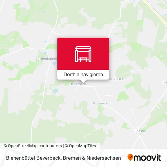 Bienenbüttel-Beverbeck Karte