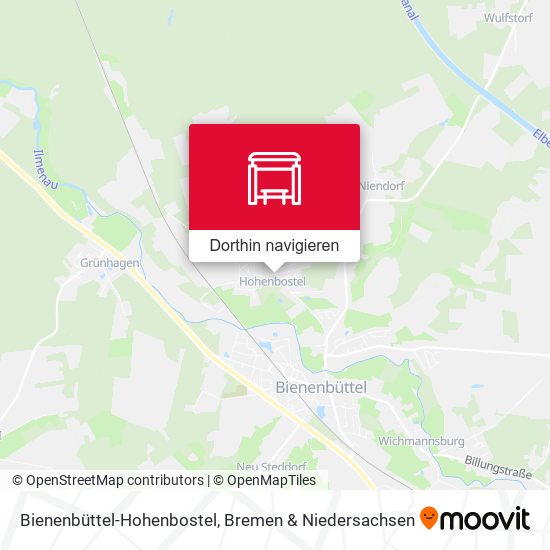 Bienenbüttel-Hohenbostel Karte