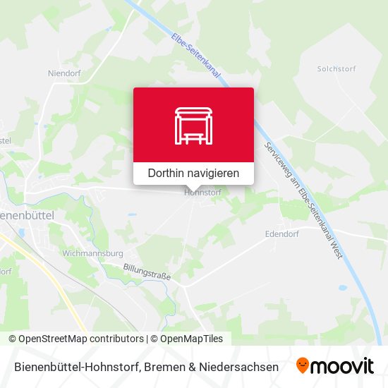 Bienenbüttel-Hohnstorf Karte