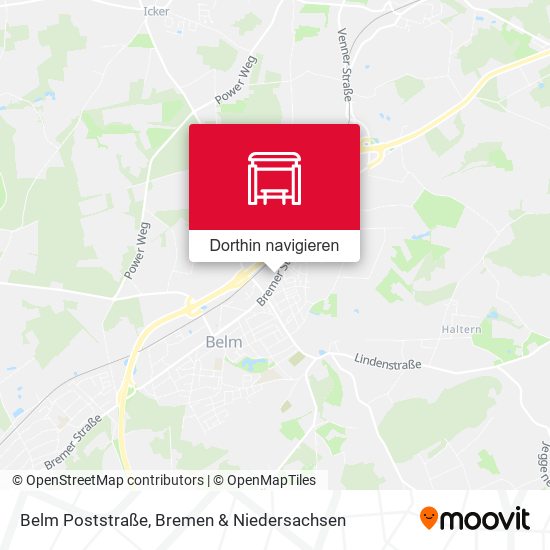 Belm Poststraße Karte
