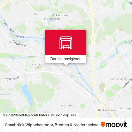 Osnabrück Wippchenmoor Karte