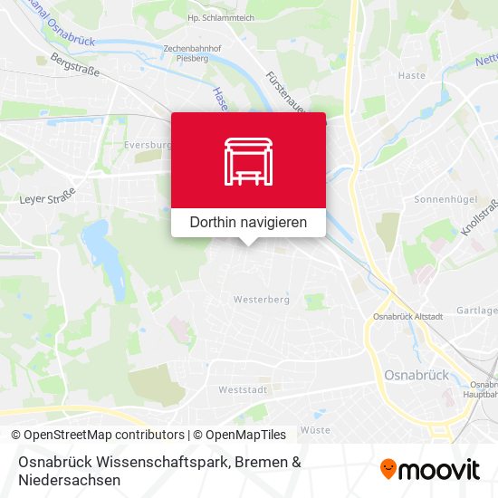 Osnabrück Wissenschaftspark Karte