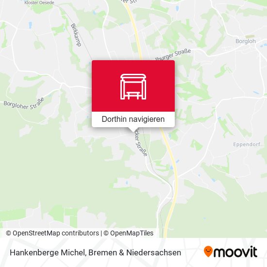 Hankenberge Michel Karte