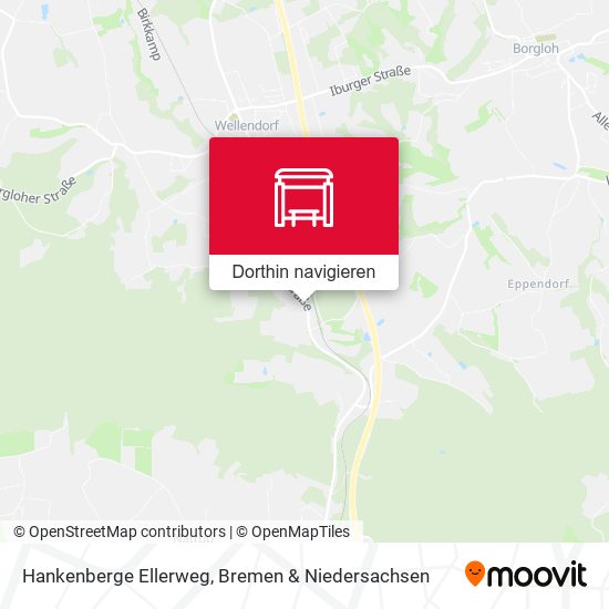 Hankenberge Ellerweg Karte