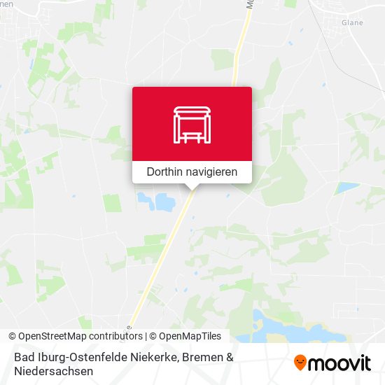 Bad Iburg-Ostenfelde Niekerke Karte