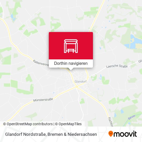 Glandorf Nordstraße Karte