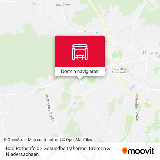 Bad Rothenfelde Gesundheitstherme Karte